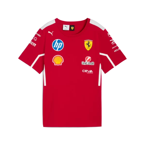 Camiseta del equipo Scuderia Ferrari 2025