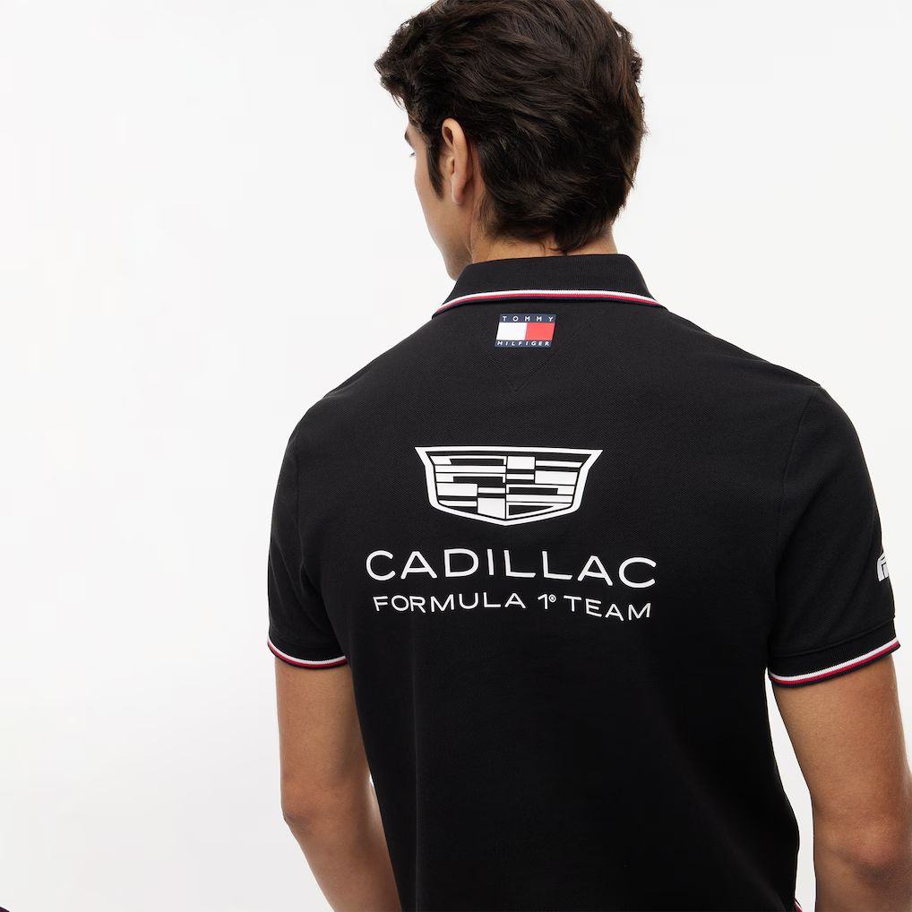 polo del equipo Tommy Hilfiger de Cadillac - Negro - Imagen 2