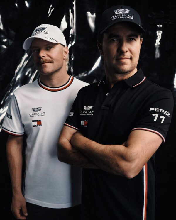 Polo Cadillac Tommy Hilfiger 2026 Sergio Pérez Team - Negro