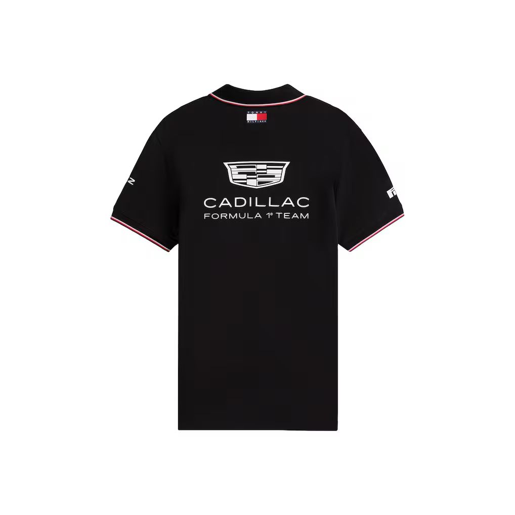 Polo Cadillac Tommy Hilfiger 2026 Sergio Pérez Team - Negro - Imagen 3