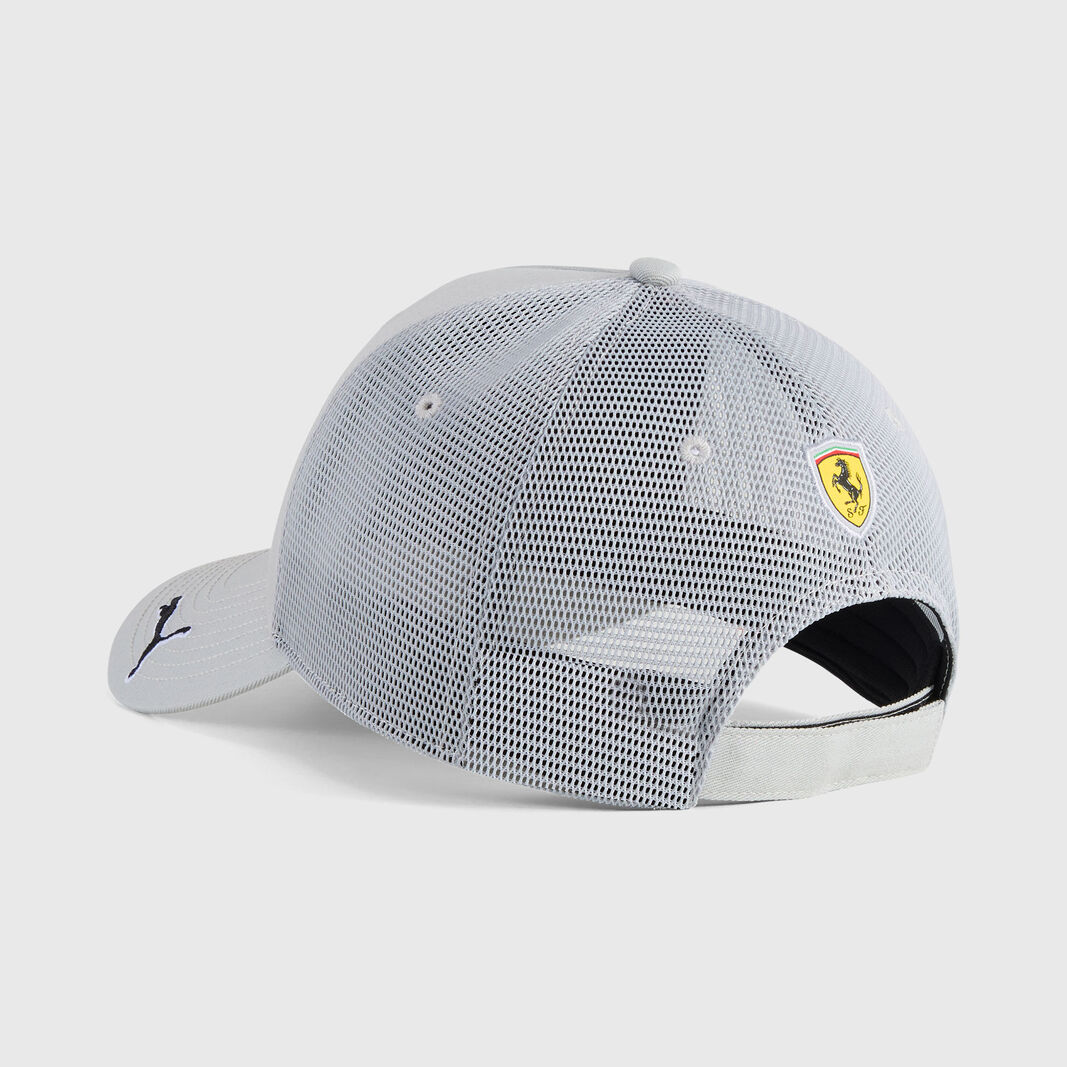 Gorra Trucker Ferrari 2026-Flat Light Gray - Imagen 3