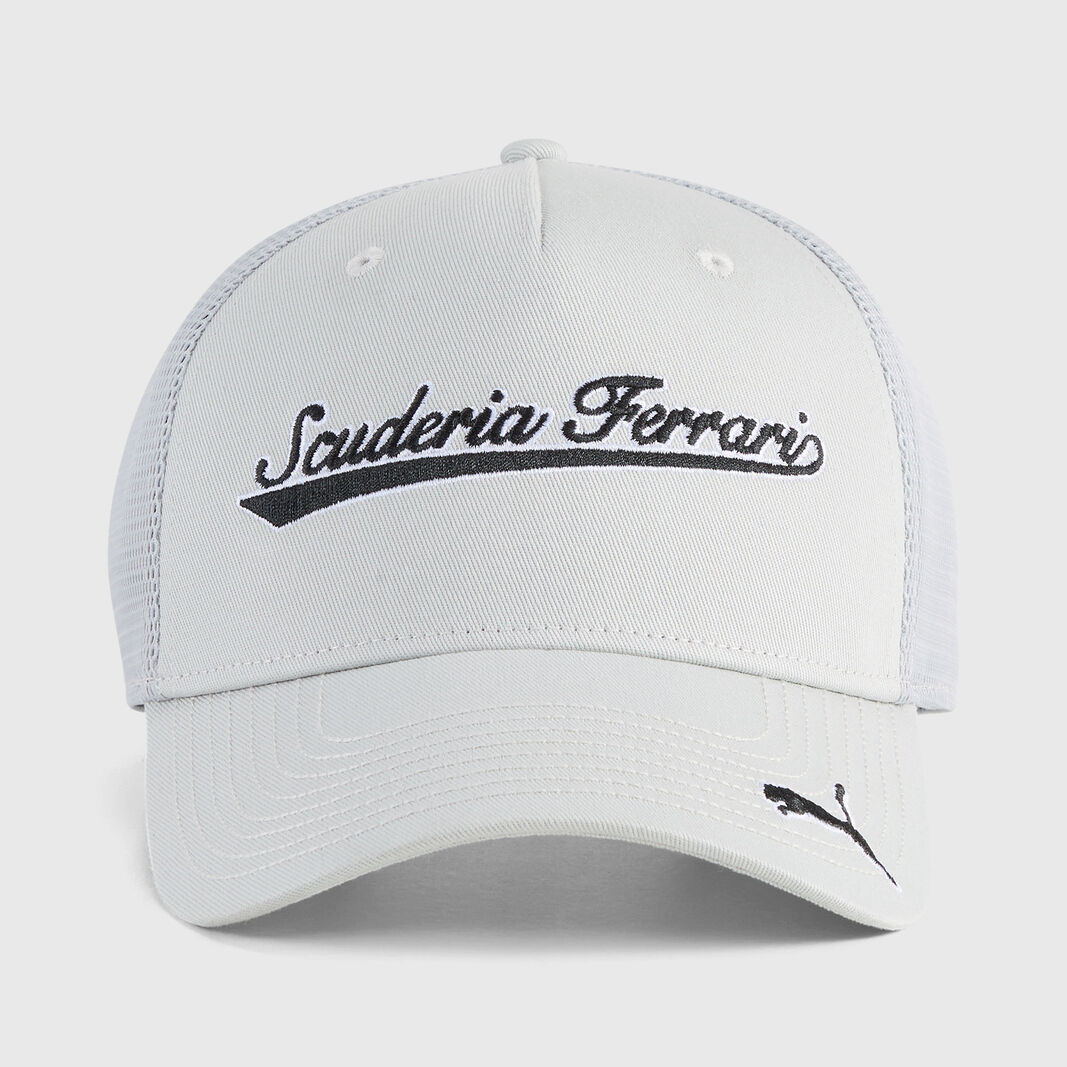 Gorra Trucker Ferrari 2026-Flat Light Gray - Imagen 4