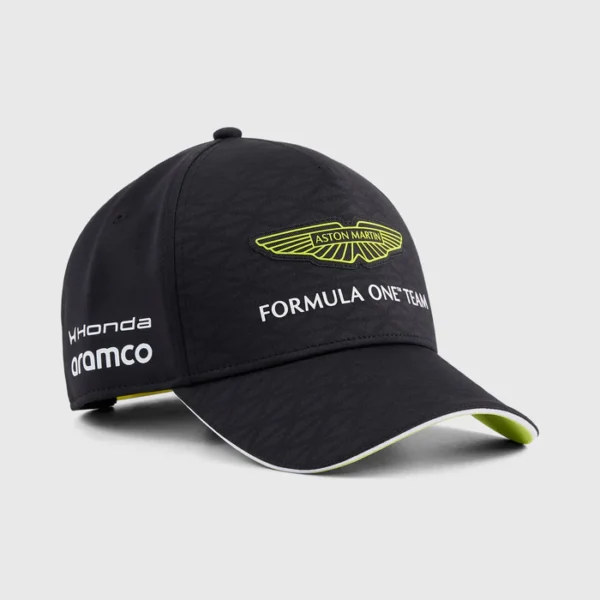 Gorra Aston Martin Oficial 2026-Black