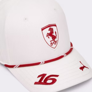 Gorra Scuderia Ferrari 2026 Edición Especial Charles Leclerc GP de Mónaco